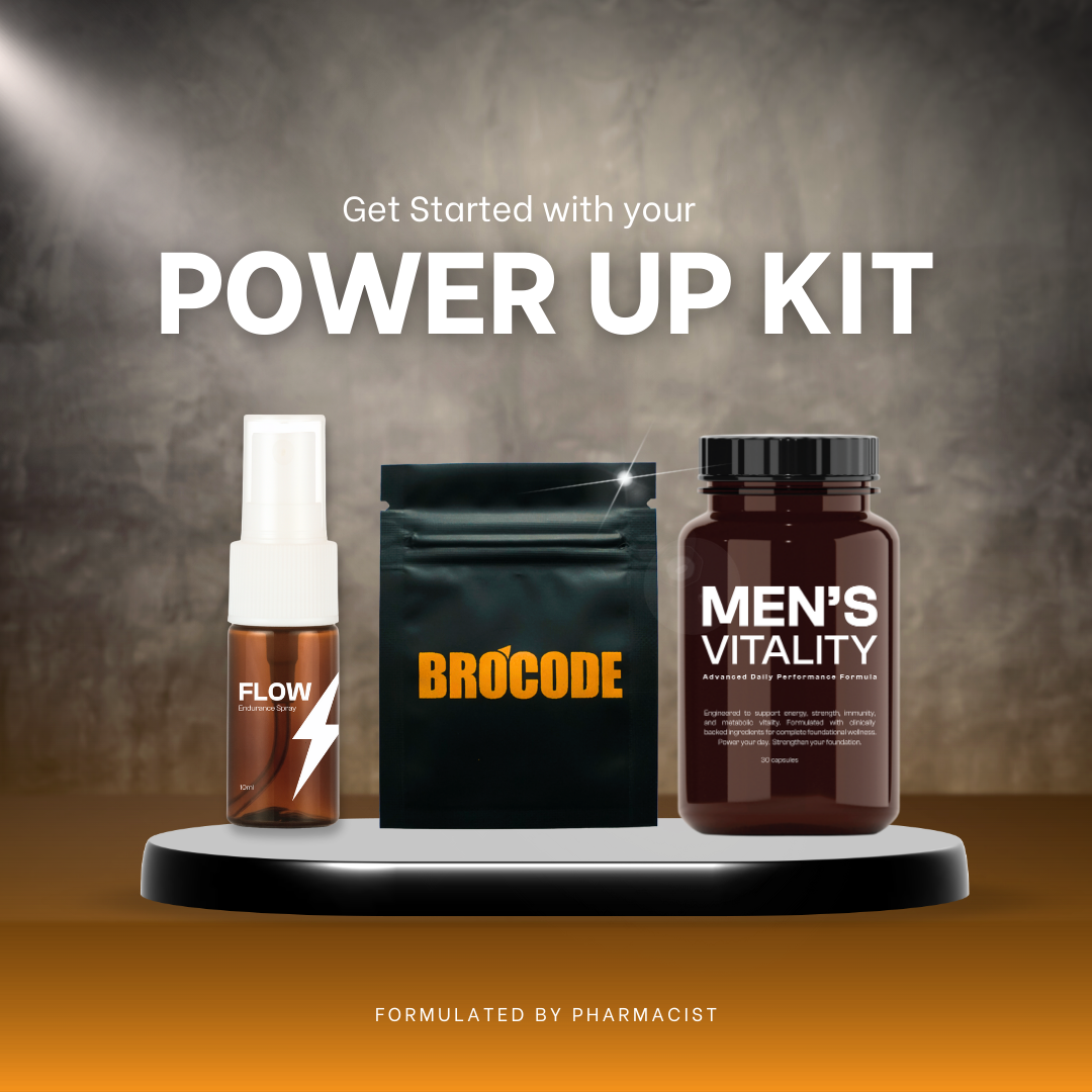 Power Method (24 capsules + Men's Vitality + Flow Endurance Spray)