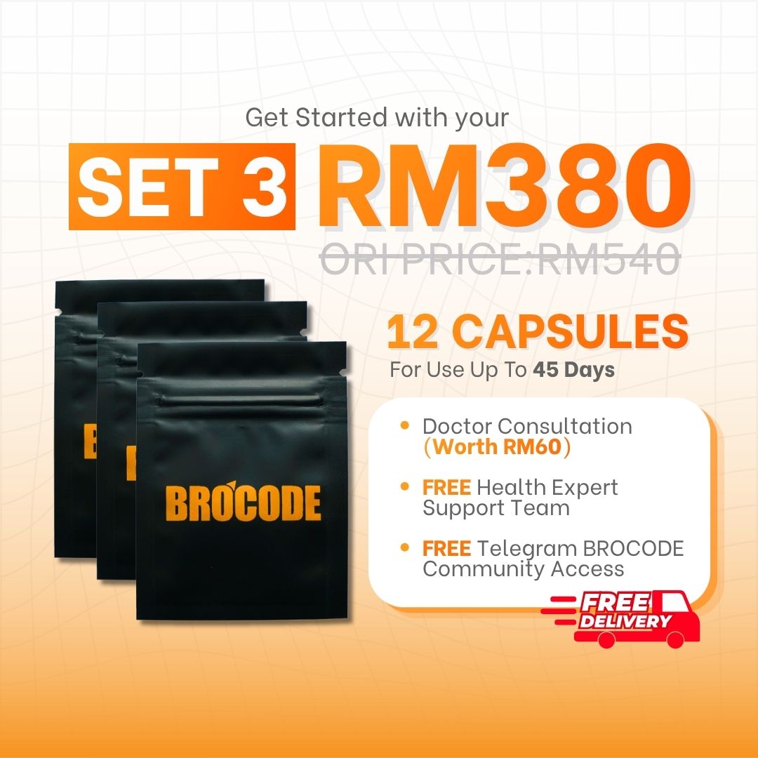 BROCODE 3 Packs (12 Capsules)