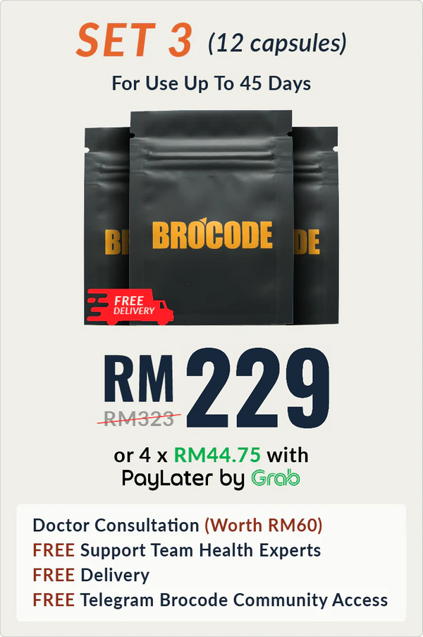 BROCODE 3 Packs (12 Capsules)