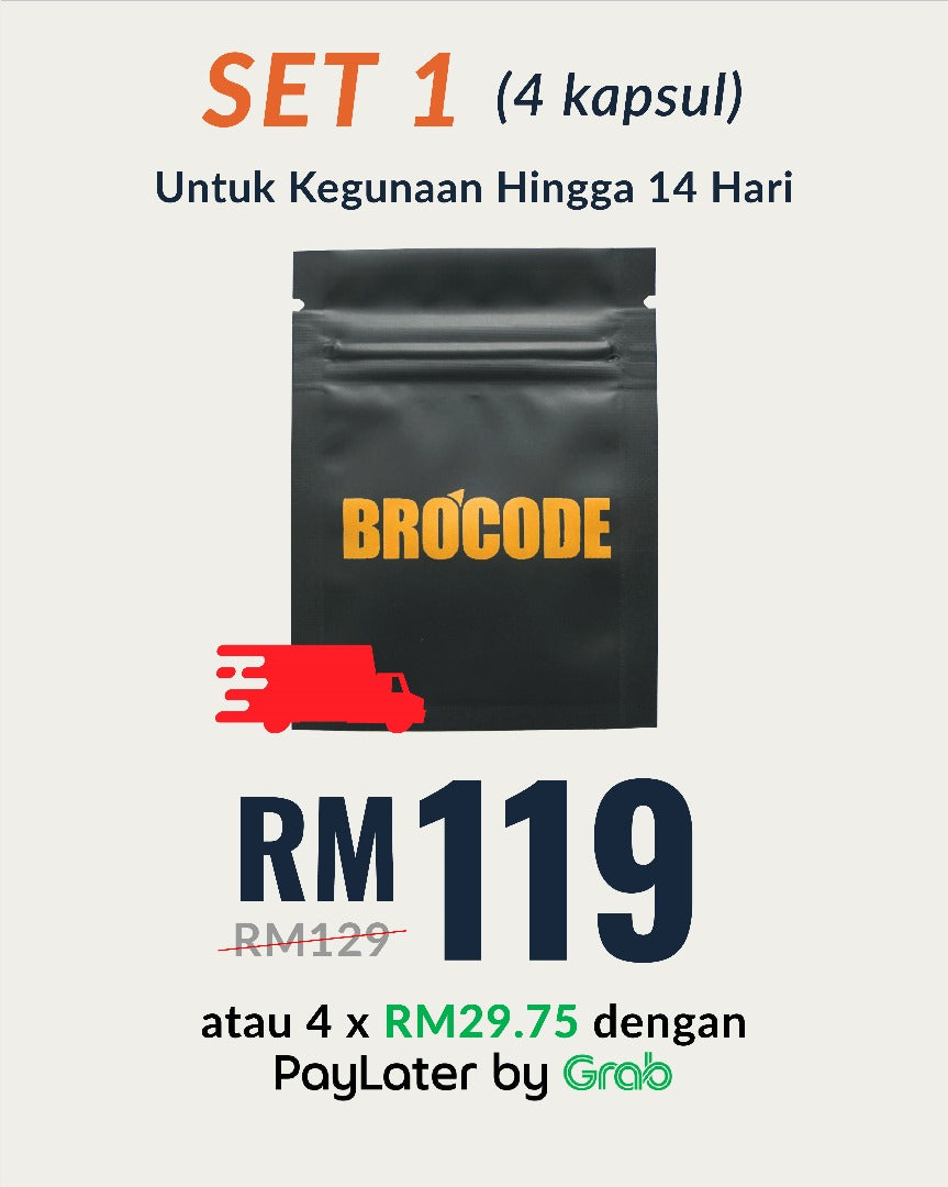 BROCODE 1 Pek (4 Kapsul)